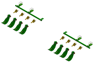 LANSS618R8 -- Lankota Stalk Stomper® Mounting Kit for John Deere® 618C/718C Series 20